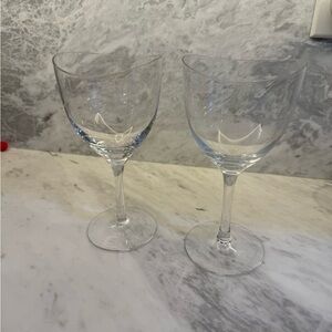 2 Villeroy & Boch Clear Crystal Wine Glass Set